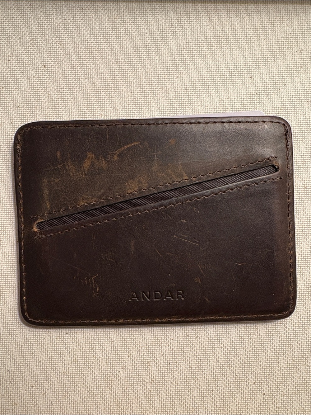 Andar - The Turner Brown Leather Card Wallet